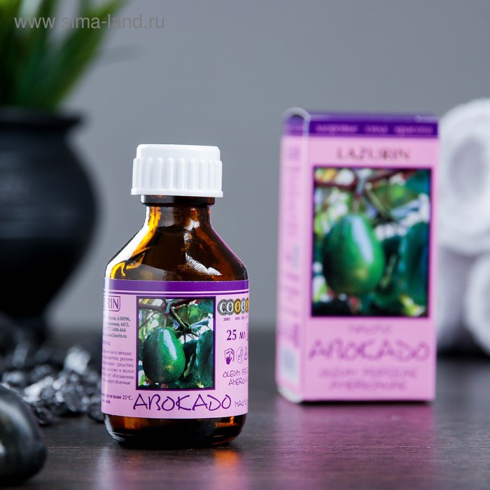 Жирное масло "Авокадо" в индивидуальной упаковке, 25мл
Жирное масло "Авокадо" в индивидуальной упаковке, 25мл