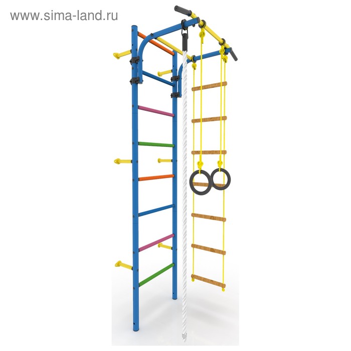 Детский спортивный комплекс «Атлет-2Ц», покрытие ПВХ, цветные ступени, 670 × 870 × 2250 мм, цвет синий
Детский спортивный комплекс «Атлет-2Ц», покрытие ПВХ, цветные ступени, 670 × 870 × 2250 мм, цвет синий