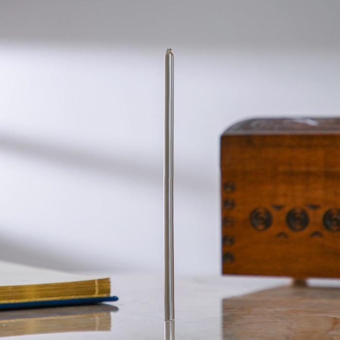 Свечи восковые одночасовые, 5 шт, 0,5×15 см, цвет жёлтый в серебре 
Свечи восковые одночасовые, 5 шт, 0,5×15 см, цвет жёлтый в серебре