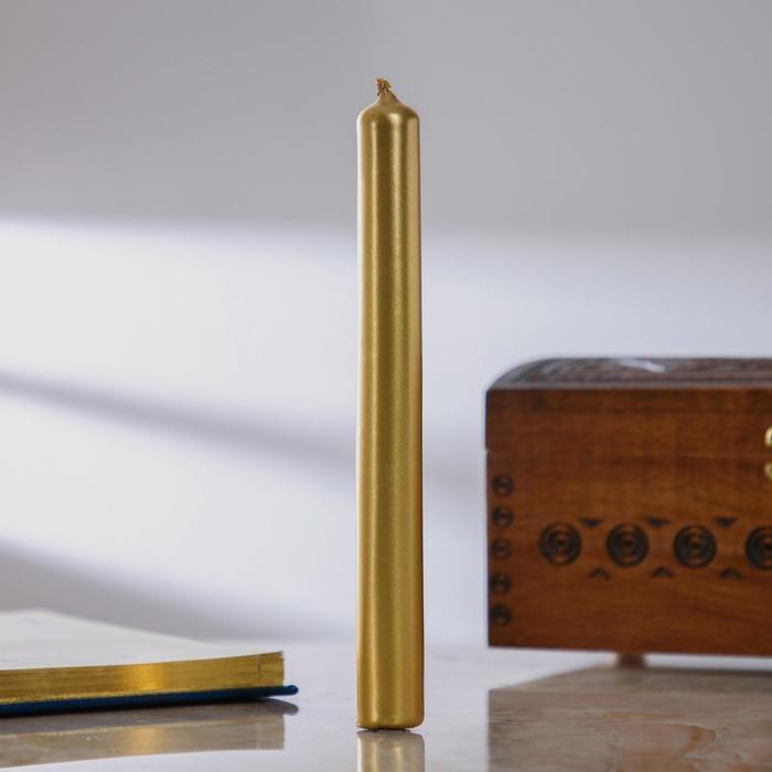 Свеча восковая «Тайна Солнца», 2х20 см, двухцветная: внутри-жёлтая, снаружи-золотая
Свеча восковая «Тайна Солнца», 2х20 см, двухцветная: внутри-жёлтая, снаружи-золотая