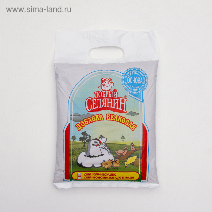 Белковая добавка "Добрый селянин" для кур-несушек и домашней птицы, 1.7 кг
Белковая добавка "Добрый селянин" для кур-несушек и домашней птицы, 1.7 кг