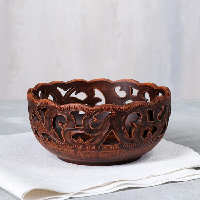 Конфетница "Глинка", резка, красная глина, 16*16*8 см, микс
Конфетница "Глинка", резка, красная глина, 16*16*8 см, микс