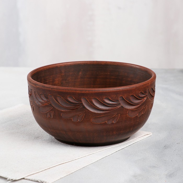 Салатник "Окрошка", декор, красная глина, 1 л, микс
Салатник "Окрошка", декор, красная глина, 1 л, микс