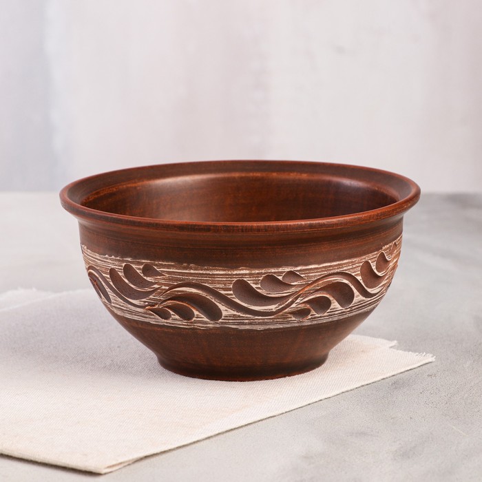 Салатник "Глинка", ангоб, красная глина, 0.7 л
Салатник "Глинка", ангоб, красная глина, 0.7 л