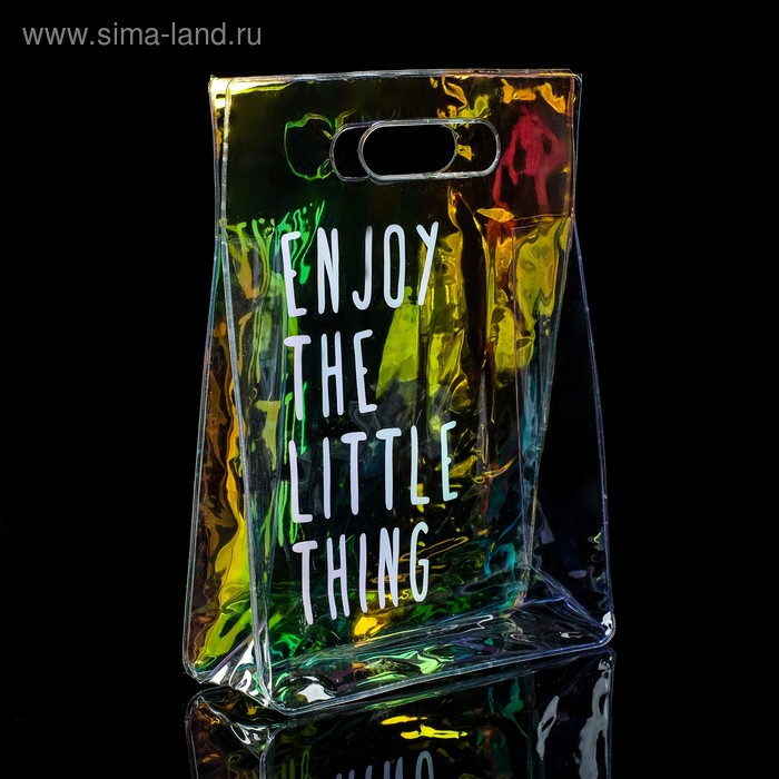 Пакет из голографического пластика Enjoy, 18 × 24 × 6,5 см
Пакет из голографического пластика Enjoy, 18 × 24 × 6,5 см