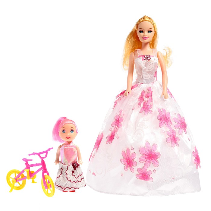 Кукла-модель «Оля» с малышкой на велосипеде, МИКС
Кукла-модель «Оля» с малышкой на велосипеде, МИКС