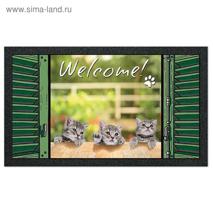 Коврик придверный Format Print «Котята», 40 х 68 см
Коврик придверный Format Print «Котята», 40 х 68 см