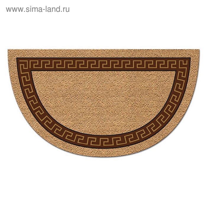 Коврик придверный Kokarda «Меандр», 40 х 70 см, коричневый, полукруг
Коврик придверный Kokarda «Меандр», 40 х 70 см, коричневый, полукруг