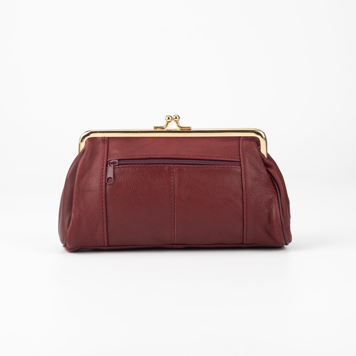 Косметичка-фермуар, отдел на фермуаре, наружный карман, цвет бордовый
Косметичка-фермуар, отдел на фермуаре, наружный карман, цвет бордовый