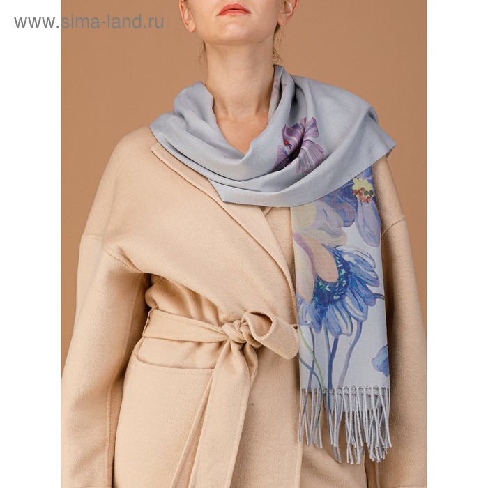 Палантин женский 70×180 см, голубой
Палантин женский 70×180 см, голубой