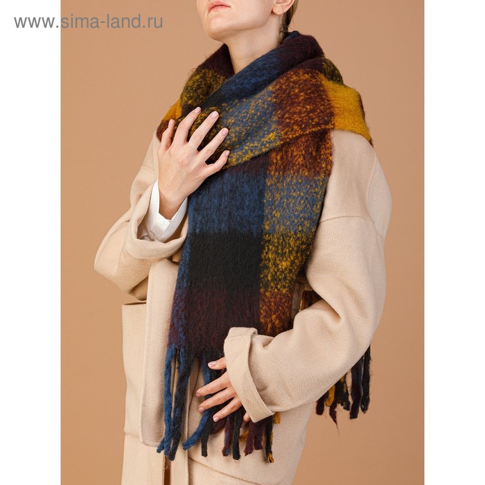 Палантин женский 50×190 см, коричневый
Палантин женский 50×190 см, коричневый