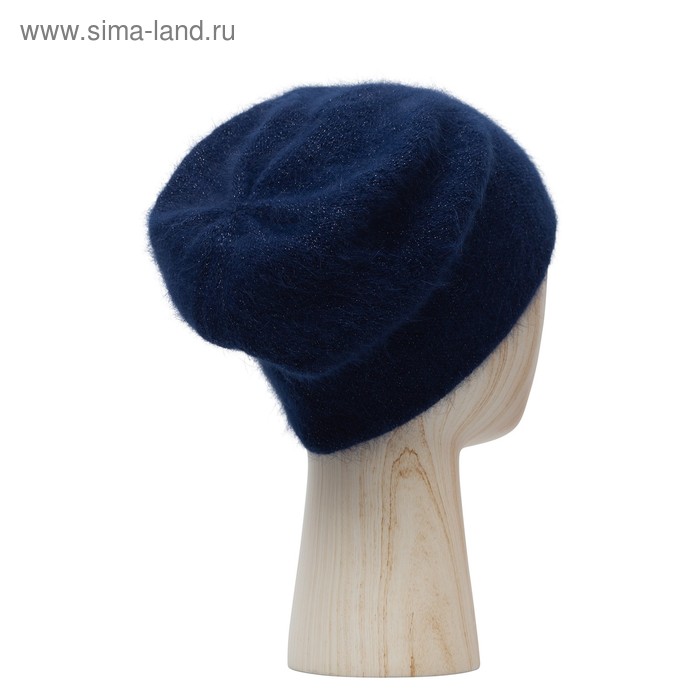 Шапка женская, размер one size, тёмно-синий 
Шапка женская, размер one size, тёмно-синий