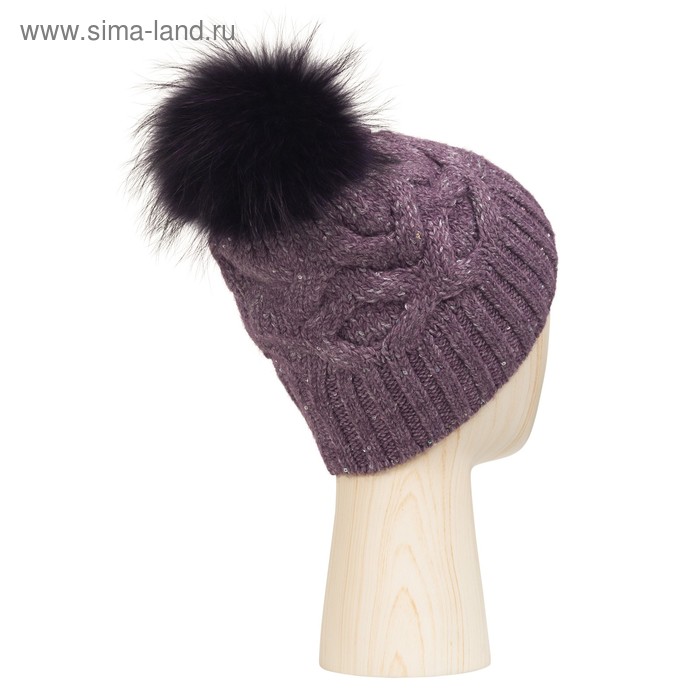 Шапка женская, размер one size, фиолетовый
Шапка женская, размер one size, фиолетовый