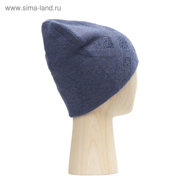 Шапка женская, размер one size, синий
Шапка женская, размер one size, синий