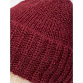 Шапка женская, размер one size, бордовый
Шапка женская, размер one size, бордовый