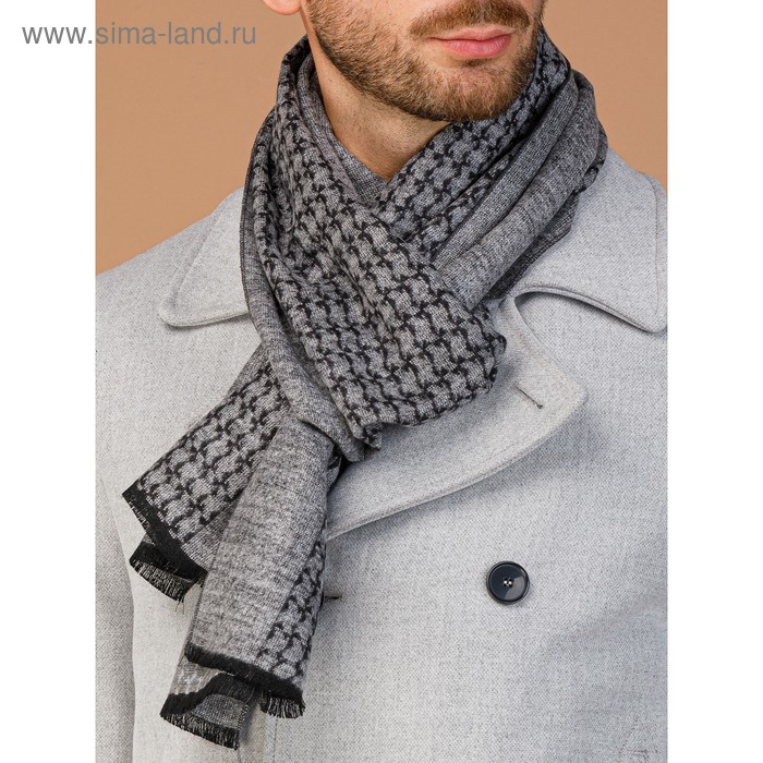 Шарф мужской 30×180 см, светло-серый
Шарф мужской 30×180 см, светло-серый