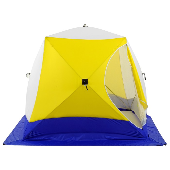 фото Палатка зимняя "стэк" куб 3-местная, трехслойная, дышащая