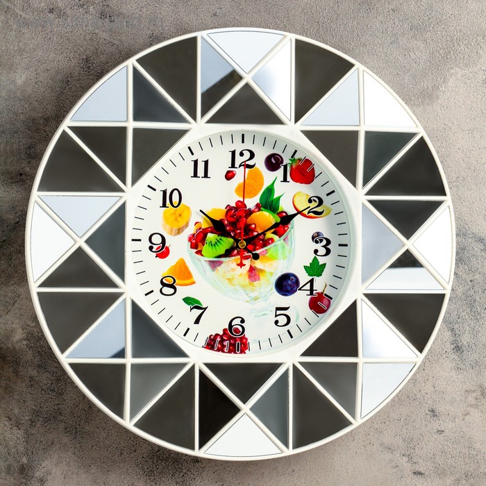 фото Часы настенные, серия: кухня, "умари", 40х40 см,