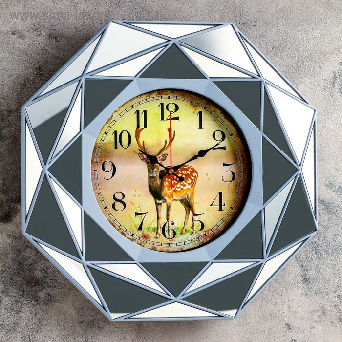 Часы настенные, серия: Интерьер, "Гербини", 40 х 40 см,
Часы настенные, серия: Интерьер, "Гербини", 40 х 40 см,