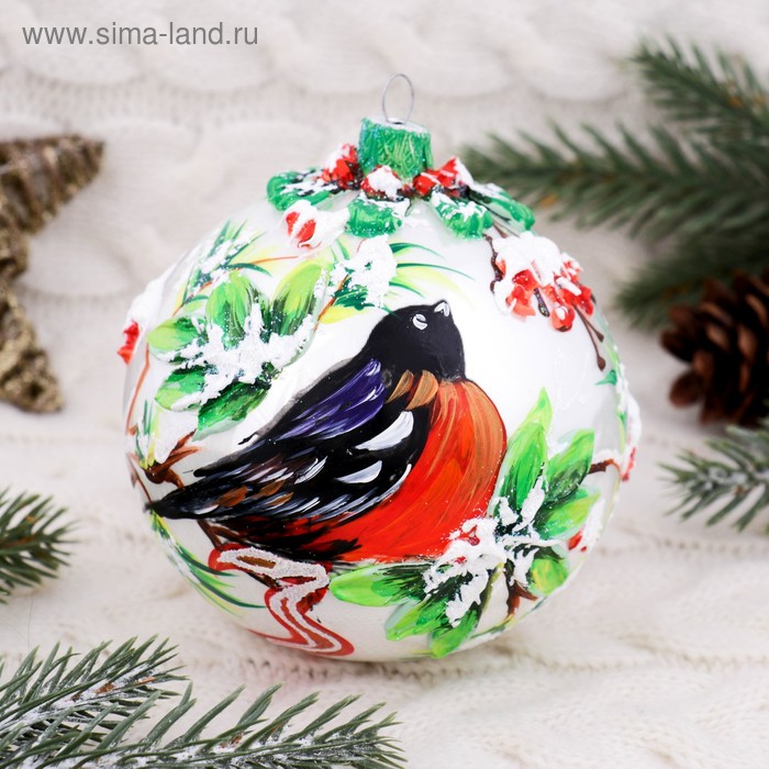Шар Серия "Волшебный лес" Снегирь2 ,100 мм
Шар Серия "Волшебный лес" Снегирь2 ,100 мм