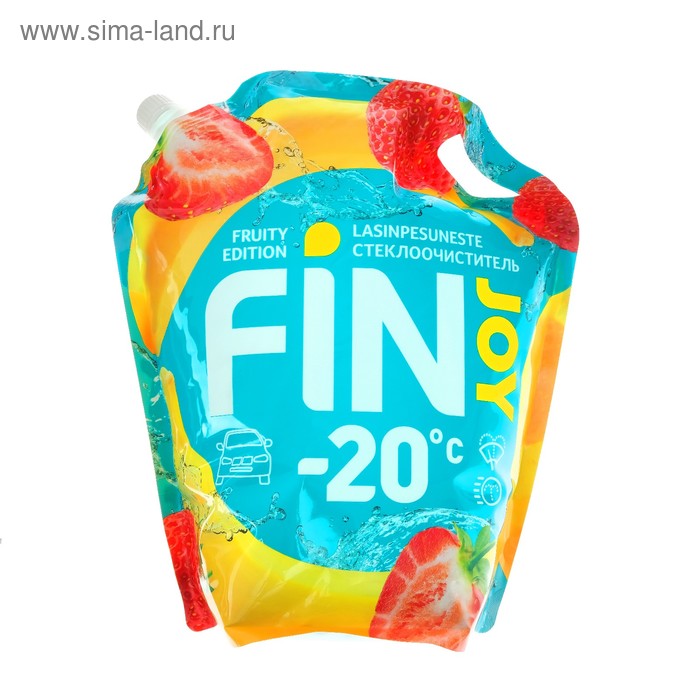 Незамерзающий очиститель стёкол FIN JOY FRUITY банан-клубника, -20 С, 4 л
Незамерзающий очиститель стёкол FIN JOY FRUITY банан-клубника, -20 С, 4 л
