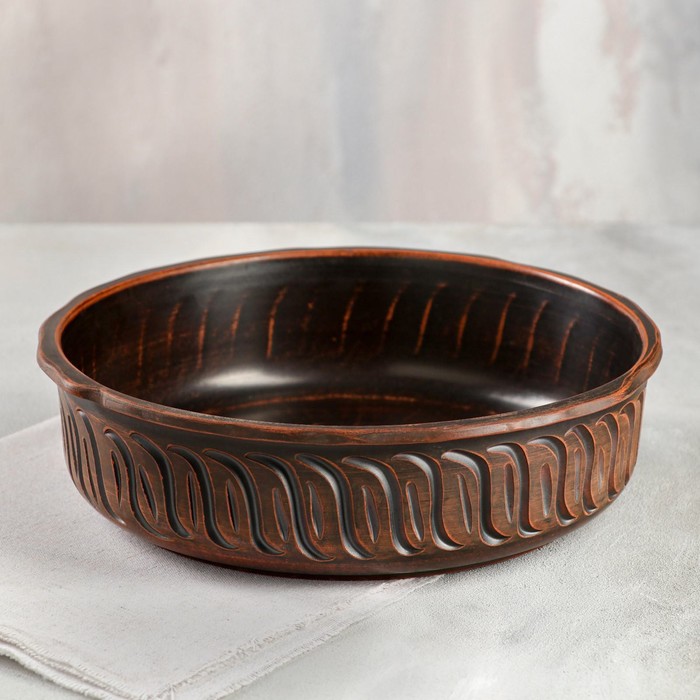 Жаровня "Глинка", декор, красная глина, 26*26*7 см, 2.4 л, микс
Жаровня "Глинка", декор, красная глина, 26*26*7 см, 2.4 л, микс