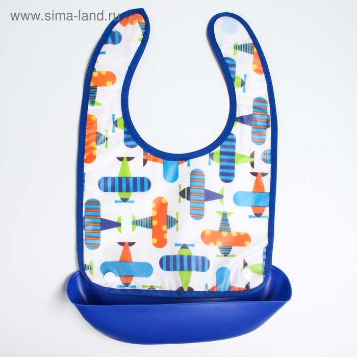 Нагрудник непромокаемый, с карманом, цвет синий, рисунок МИКС
Нагрудник непромокаемый, с карманом, цвет синий, рисунок МИКС