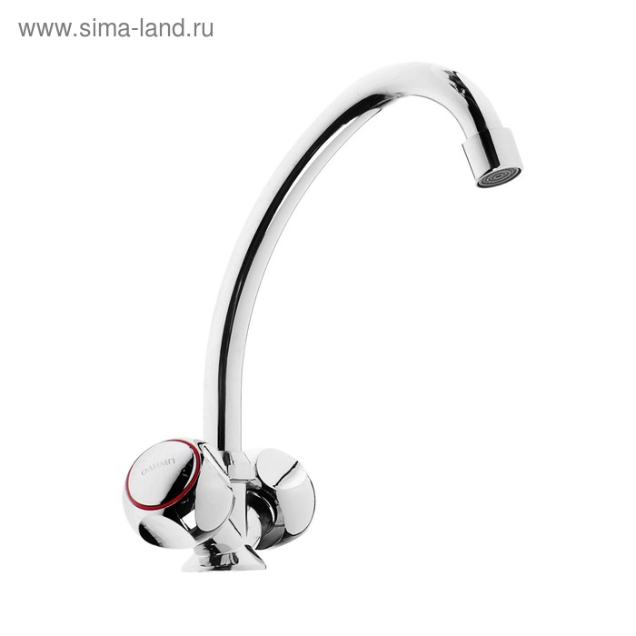 Смеситель для кухни "ОЛИМП" ОС4902, двухвентильный, высота излива 22 см, хром
Смеситель для кухни "ОЛИМП" ОС4902, двухвентильный, высота излива 22 см, хром