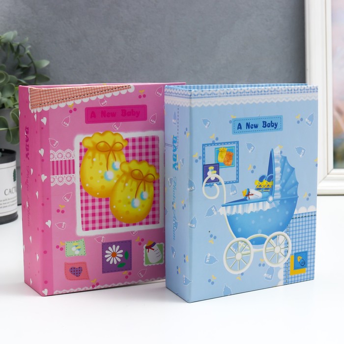 Фотоальбом на 100 фото 10х15 "Для новорожденного" МИКС
Фотоальбом на 100 фото 10х15 "Для новорожденного" МИКС