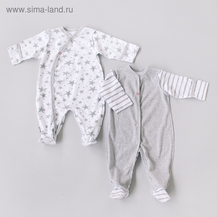 Комбинезон-слип «Звёзды меланж», рост 50-56 см, 2 шт.
Комбинезон-слип «Звёзды меланж», рост 50-56 см, 2 шт.