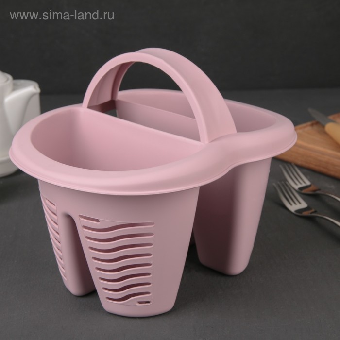 Подставка для столовых приборов QLux, 4 отделения, цвет МИКС
Подставка для столовых приборов QLux, 4 отделения, цвет МИКС