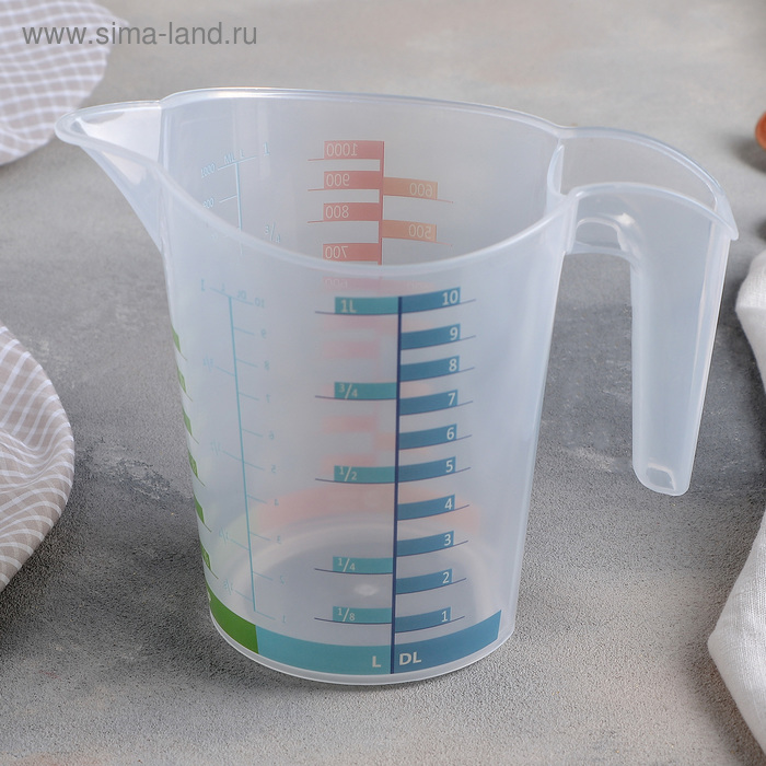 Кувшин мерный Titiz, от 950 до 1050 мл
Кувшин мерный Titiz, от 950 до 1050 мл