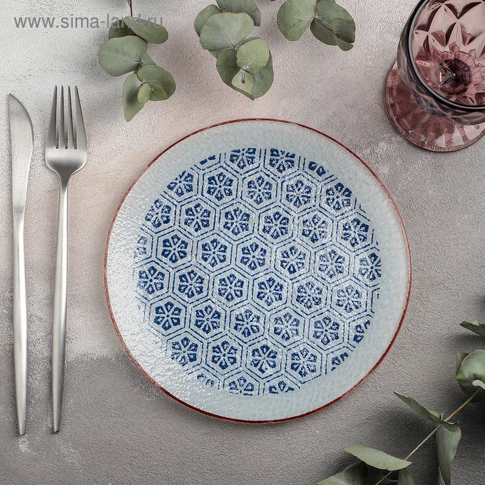 Тарелка Magistro «Восток», d=20 см, цвет синий, рисунок МИКС
Тарелка Magistro «Восток», d=20 см, цвет синий, рисунок МИКС