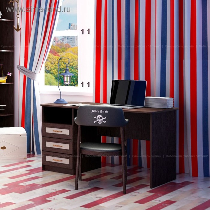 Стол письменный Оксфорд-51 1104x604x750 Бодега тёмный/Бодега светлый проф Венге 
Стол письменный Оксфорд-51 1104x604x750 Бодега тёмный/Бодега светлый проф Венге