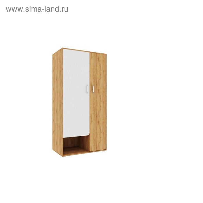 Шкаф распашной Дастин 900х580х1900 Дуб Вотан / Белая Аляска
Шкаф распашной Дастин 900х580х1900 Дуб Вотан / Белая Аляска