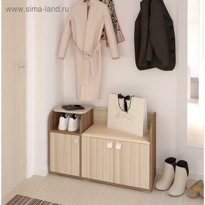 Обувница Ивушка 5 1000x344х660 Nice Beige/Ясень Шимо темный /Ясень Шимо светлый
Обувница Ивушка 5 1000x344х660 Nice Beige/Ясень Шимо темный /Ясень Шимо светлый