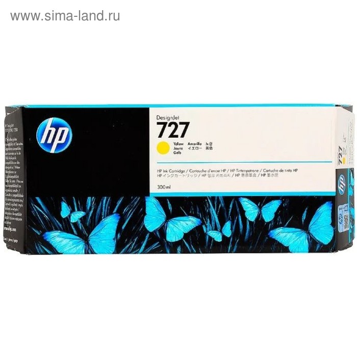 Картридж струйный HP 727 F9J78A желтый для HP DJ T1500/T1530/T2500/T2530/T920/T930 (300мл)
Картридж струйный HP 727 F9J78A желтый для HP DJ T1500/T1530/T2500/T2530/T920/T930 (300мл)