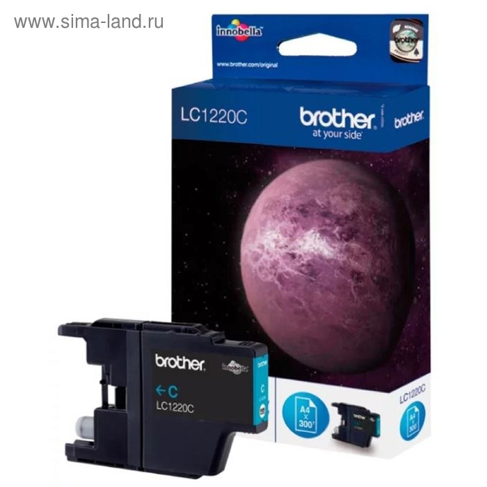 Картридж струйный Brother LC1220C голубой для Brother MFC-J430W/J825DW/DCP-J525W (300стр.)
Картридж струйный Brother LC1220C голубой для Brother MFC-J430W/J825DW/DCP-J525W (300стр.)
