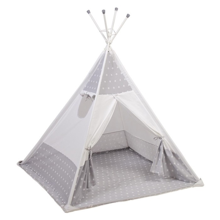 Вигвам «Звёзды», размер 130 × 147 см, высота 120 см, серый
Вигвам «Звёзды», размер 130 × 147 см, высота 120 см, серый