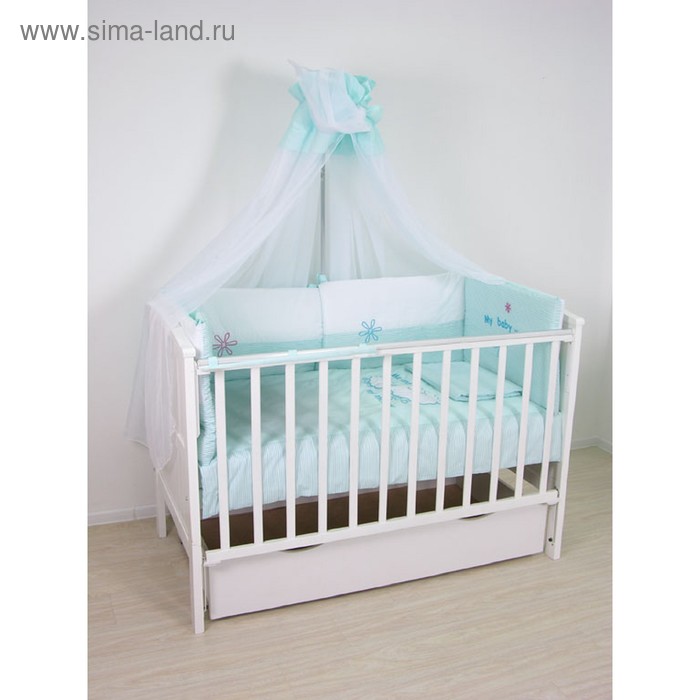 Комплект в кроватку «Белые кудряшки», размер 140x70 см, 7 предметов
Комплект в кроватку «Белые кудряшки», размер 140x70 см, 7 предметов