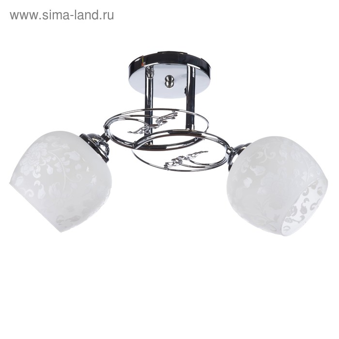 Люстра 52131626/2 2хE27 60Вт хром 33х20 см 
Люстра 52131626/2 2хE27 60Вт хром 33х20 см