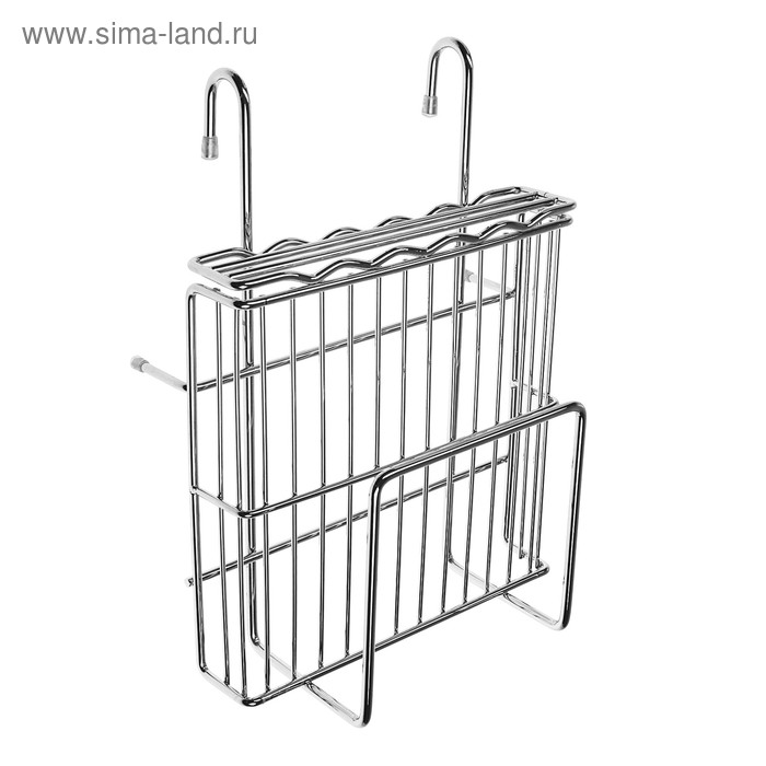 Держатель для ножей и досок с крючком, цвет хром
Держатель для ножей и досок с крючком, цвет хром