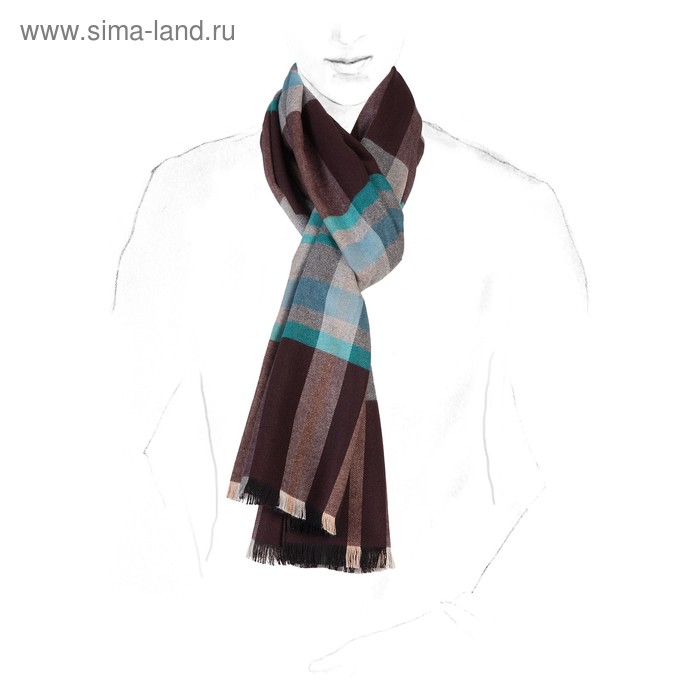 Шарф мужской 30×180 см, голубой
Шарф мужской 30×180 см, голубой