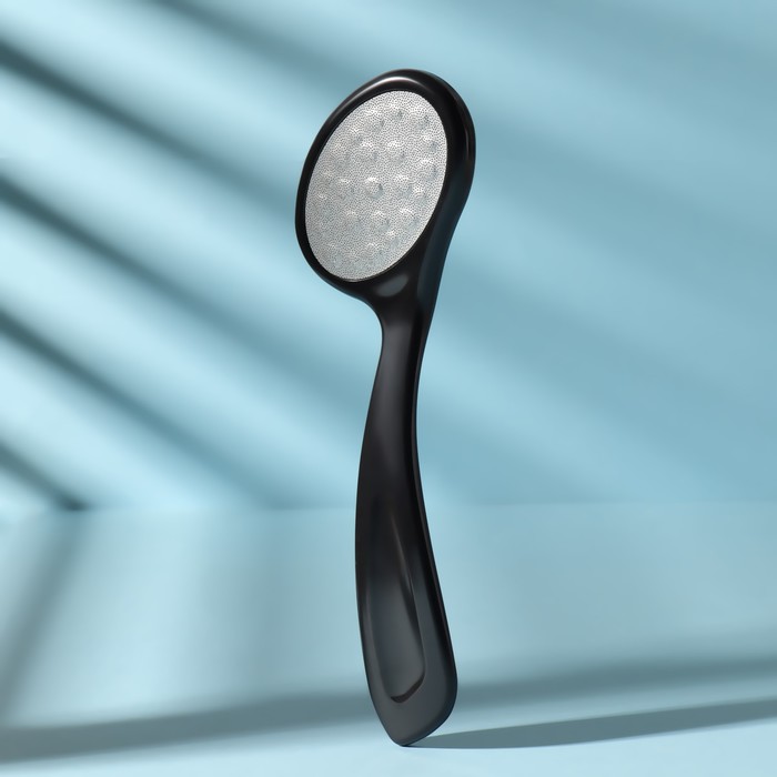 Тёрка для ног, лазерная, двусторонняя, 20,5 см, цвет чёрный
Тёрка для ног, лазерная, двусторонняя, 20,5 см, цвет чёрный