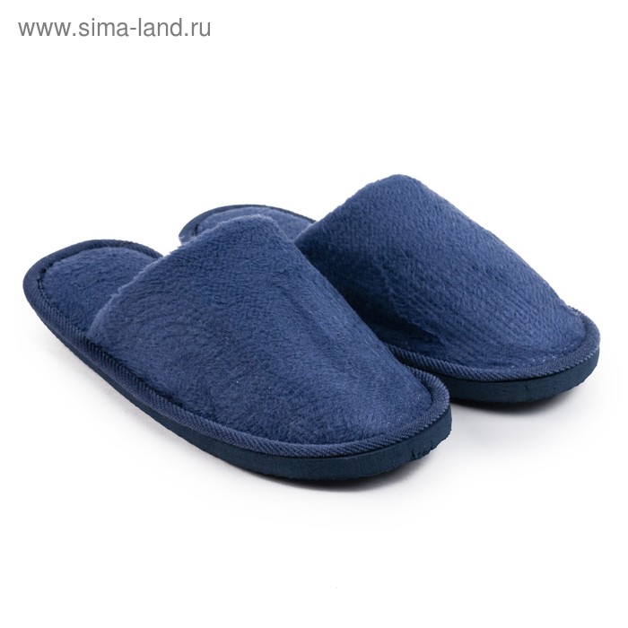 Тапочки мужские, цвет синий, размер 43-44 (реальный размер 40-41)
Тапочки мужские, цвет синий, размер 43-44 (реальный размер 40-41)