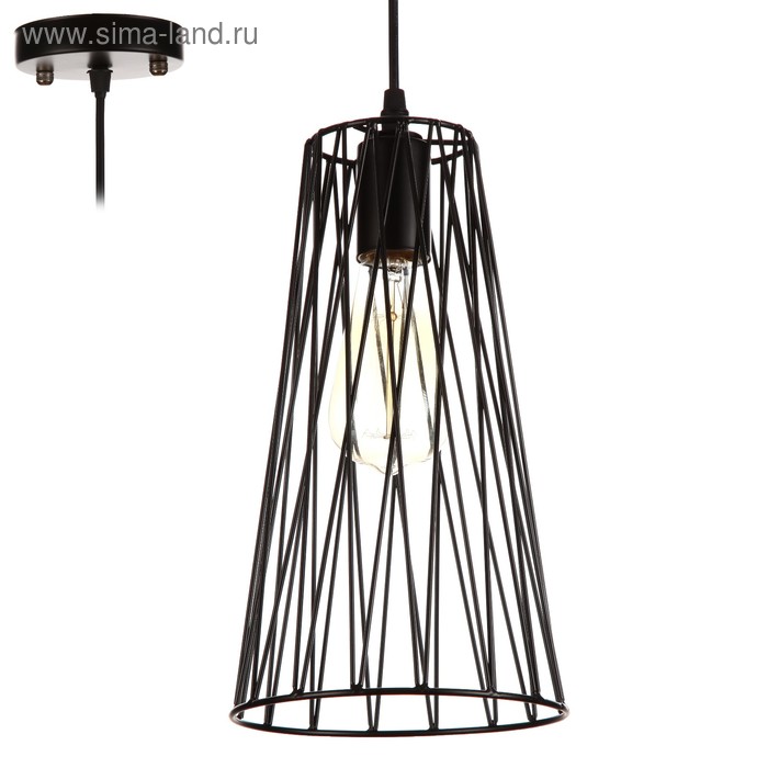 Светильник "Конус малый" 1х40Вт E27 черный 17х17х120 см.
Светильник "Конус малый" 1х40Вт E27 черный 17х17х120 см.
