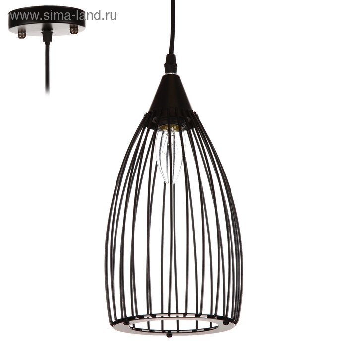 Светильник "Брета" 1х40Вт E27 черный 15х15х120 см.
Светильник "Брета" 1х40Вт E27 черный 15х15х120 см.