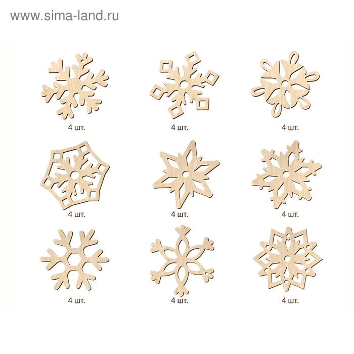 Набор новогодних украшений № 6
Набор новогодних украшений № 6