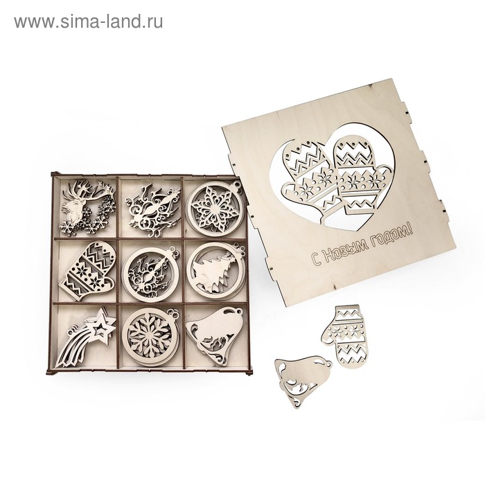 Набор новогодних украшений № 9
Набор новогодних украшений № 9