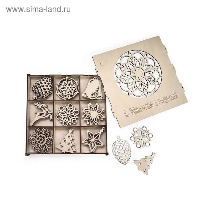 Набор новогодних украшений № 12
Набор новогодних украшений № 12